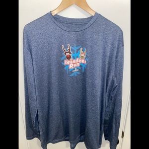 MN Run Series | Reindeer Running Performance Shirt | Size XL